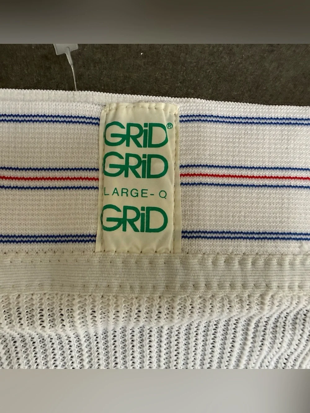 Vintage Grid Jock Strap Large - Q Athletic Supporter
